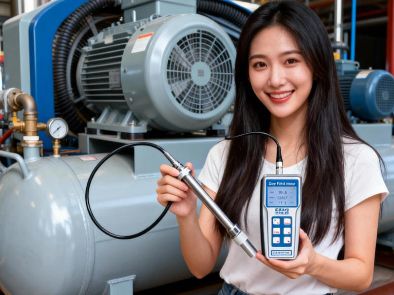 手持式露點(diǎn)儀在壓縮空氣水分測(cè)定中的作用