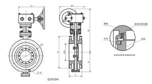D343H��D343F����ƫ�Ķ��Ӵ�Ӳ�ܷ���yPN6��PN10���νY(ji��)��(g��u)�ߴ�D
