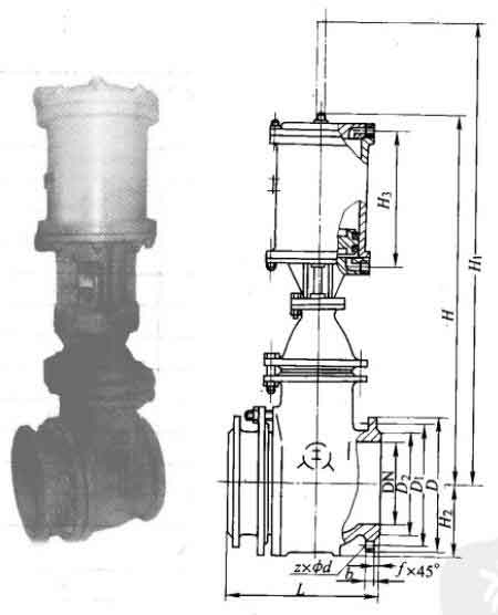 PZ641H��PN16���(d��ng)��������l�y��Ҫ���μ��Y(ji��)��(g��u)�ߴ�D